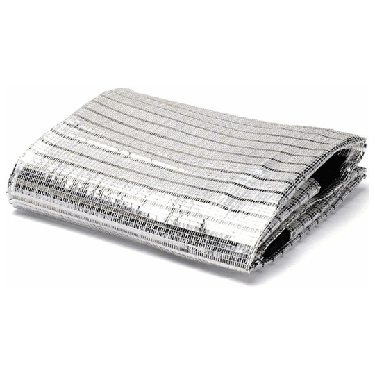 Echoo - uv Block Fabric Permeable Durable Outdoor Sunscreen Netting Reflective Aluminum Foil Net 75% Shading Rate Balcony Roof Gardening(1X3m)