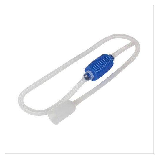 BR-Vie Siphon for aquarium cleaning, 170 cm hand pump for aquariums and fish tanks - Manual pump for aquarium and fish tank