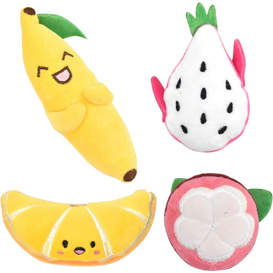Betterlifegb - Couthern toys, 4 pieces toys with cat grass, toy for teddy cat simulation, canary toys for chewing and cleaning the teeth, suitable