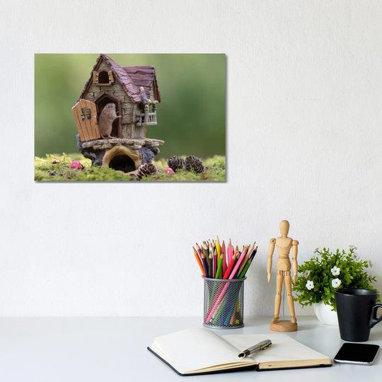 House Proud Mouse by Dean Mason - Photograph Print on Canvas