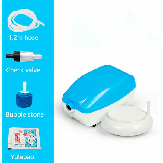 Perle Raregb - Fish and Itching Machine for Aquarium QBH-130 (Air Stone) + Nano Air Plate