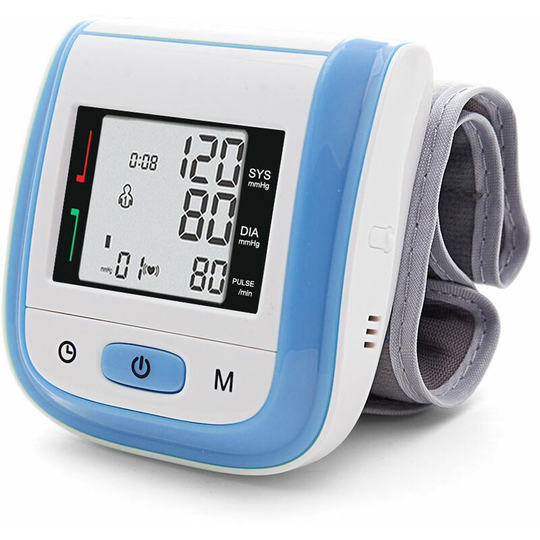 Medical Digital Wrist Blood Pressure Monitor pr Heart Rate Pulse Measurement Sphygmomanometer
