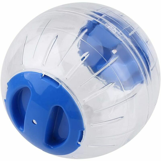 Rodent Ball Toy Hamster Ball Running Exercise Ball Mini Ball Running Around Small Pet Hamster Exercise Ball 12cm (Transparent) (Blue)