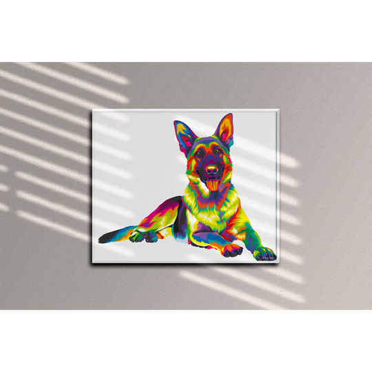 German Shepherd Dog - Picture Frame Graphic Art