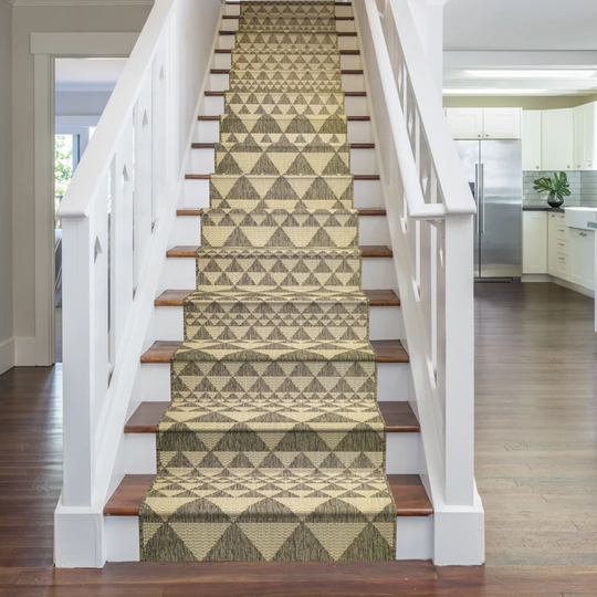 Abrahamson Looped Brown/Beige Stair Runner