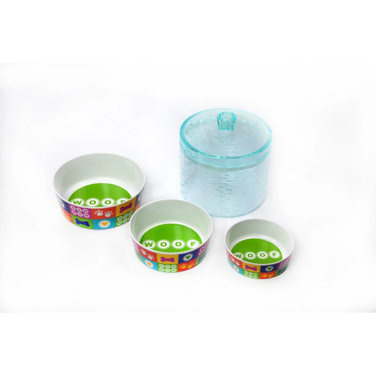 Myrna Block Pet 4 Piece Bowl Set