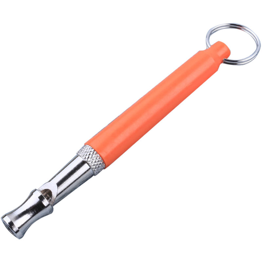 Pet Dog Training Supplies Obedience Adjustable UltraSonic Volume Whistle, Orange - Orange