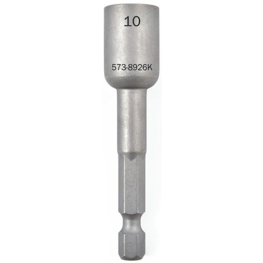 10mm x 65mm Hexagon Magnetic Nut Setter 1/4' dr - Kennedy