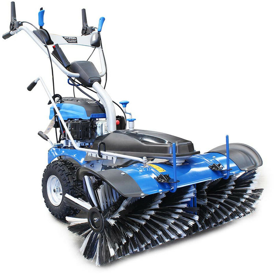 HYSW1000 Self Propelled 173cc Petrol 100cm Yard Sweeper Powerbrush - Hyundai