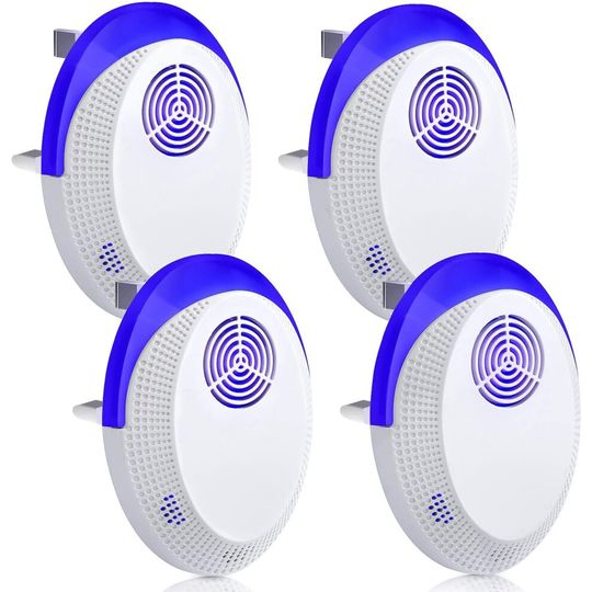 Ultrasonic Pest Repeller, Rat Repellent Indoor Plug-in Insect Repellent, Electronic Pest Repellent (4 Pack)