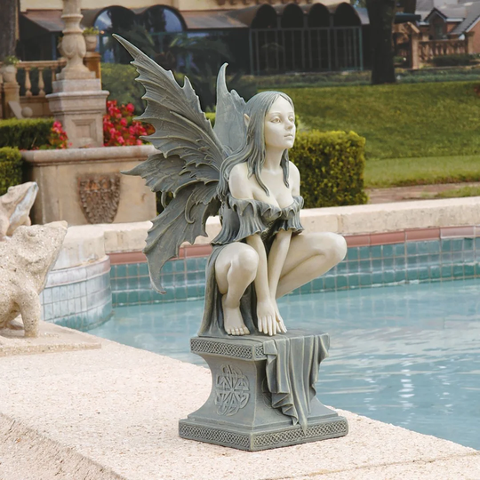 Statue Celtic Fairy Perilous Perch