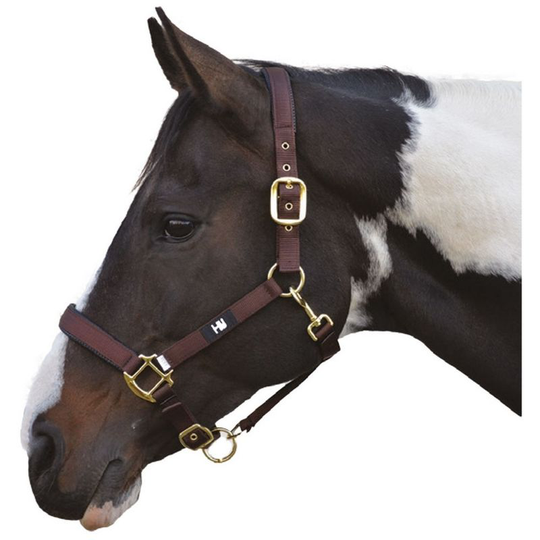 Hy Grand Prix Head Collar (Full) (Chocolate Brown) - Chocolate Brown