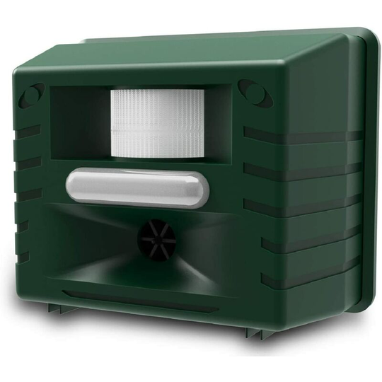 Benobby Kids - Yard Sentinel SK131Outdoor Ultrasonic Animal Repeller with Strobe Light, Motion Sensor, Adjustable Volume, Waterproof, Extension Cord,