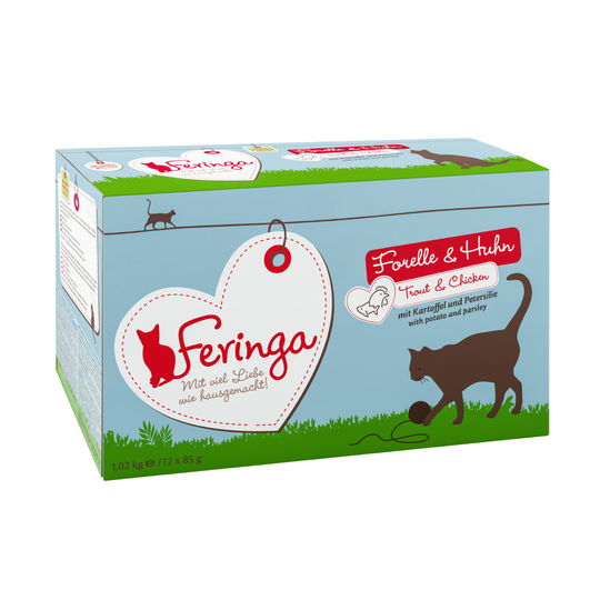 Feringa Pouches Saver Pack 24 x 85g - Trout & Chicken with Potato