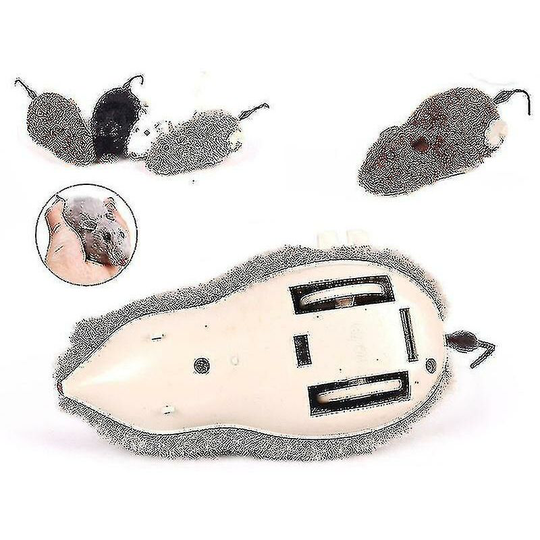 Thsinde - 1pcsrandom Color)hot Creative Funny Clockwork Spring Power Plush Mouse Toy Cat Dog Playing Toy #4812