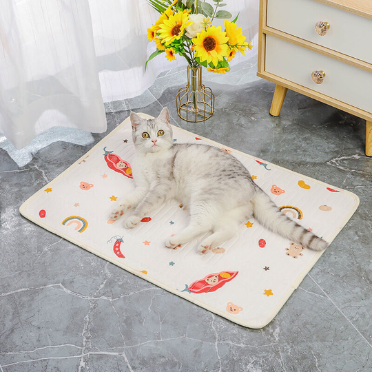 Cooling Mat for Animals, Cooling for Pet Beds, Non-toxic, Car, for Dogs and Cats, M(40 x 60 cm)