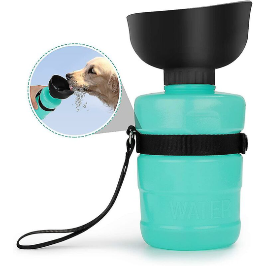 Deckon - Dog Water Bottle For On The Go, 520ml Dog Water Bottle, Bpa-free, Portable Pet