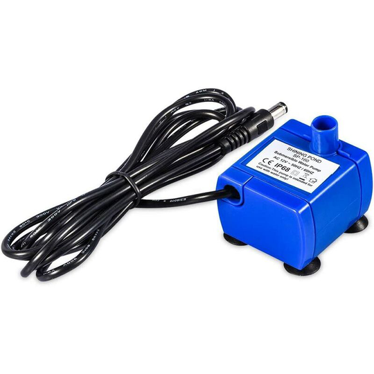 Readcly - Cat Fountain Pump,Silent Automatic Water Pump, Submersible Water Pump (1.6L Capacity, 1.8m Cable Included, Compatible with 12V Electric