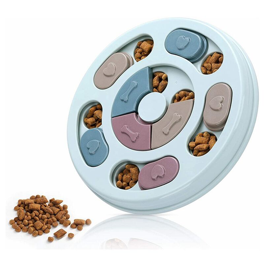 Slow Feeding Bowl for Dogs, Anti Glutton Bowl Fun Interactive Feeding Special Puzzle Design Promotes Healthy Eating for Dog Cat Small Pet