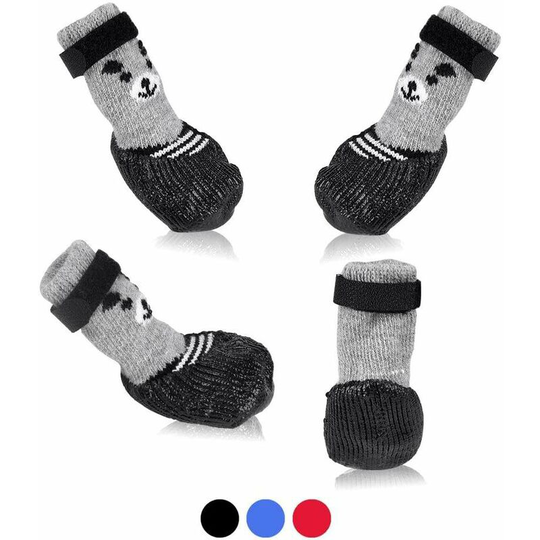 FVO - pcs Pet Dog Socks, Waterproof Non-Slip Dog Socks Pet Dog Paw Protection Foot Cover Dog Rain Snow Boots Socks
