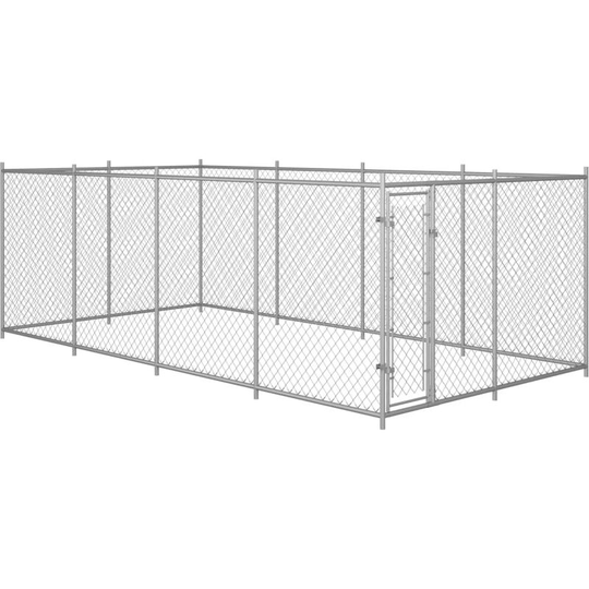 Outdoor Dog Kennel 8x4x2 m VDTD06312 - Topdeal