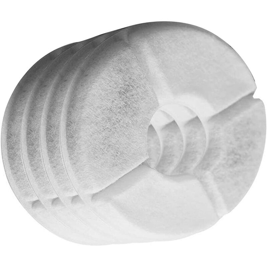 4 Pack Water Fountain Filters, Premium Cotton Activated Carbon Filters, Pet Fountain Filter Replacement for Cat Drinking Fountains, Dispenser
