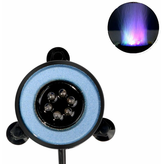 Seven Color Aquarium Light led Diving Light Fish Tank Light Gas Plate Light Round Bubble Light