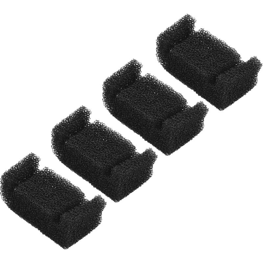4PCS Cat Water Fountain Sponge Foam Filter Pet Drinking Fountain Accessory Replacement, Black&Sponge Foam - Black&Sponge Foam