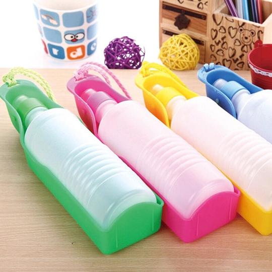 1PCS 500ML Portable Pet Water Bottle Traveling Pet Drinking Water Feeding Tool Dog Walking Dog Water Bottle Safe And Durable Mobile Universal Pet