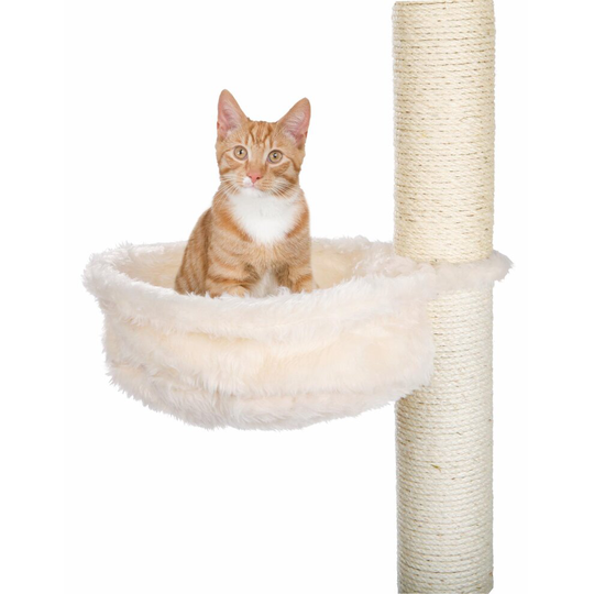 Cuddly Cat Bag For Scratching Post, Metal Frame, Ø 38 Cm, Cream - Post Framecm - scratching bag cat post metal frame cuddly 38 cm cream trixie new