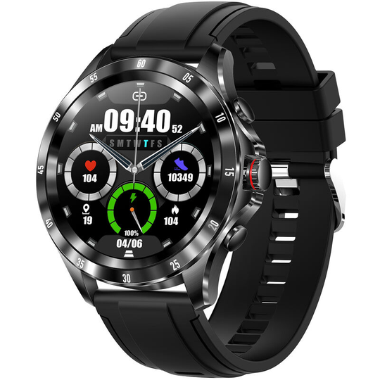 Superseller - MAX7 Smart Sports Watch 1.32 Inch 360*360 FullTouch Screen Fitness Tracker IP68 Waterproof bt Calling Temperature/Sleep/Heart Rate,