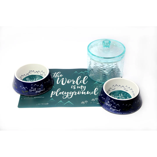 Nannie Playground Pet 3 Piece Bowl Set