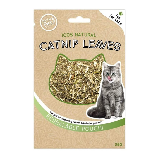 Catnip Leaves Treat For Cat Kitten 100% Natural Dried Herb Nip Toy - 28g