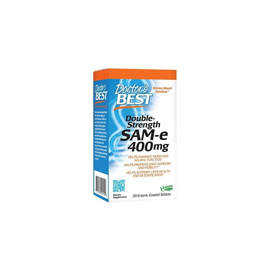 Doctor's Best SAM-e, 30 tablets - 400mg Double Strength