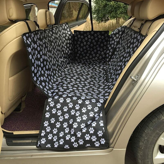 Dog Car Seat Cover Pet Hammock Convertible Waterproof Cover Backseat Covers with Side Flaps for Car suv Truck(145*130*40cm)