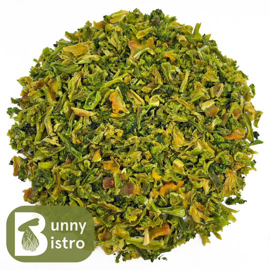 (100g) Dried Broccoli Flake - Rabbit Treats, Small Animal, Chinchilla Treat