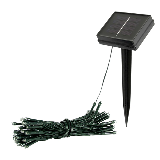 Ahki 590Cm LED Solar Powered 50 - Bulb Mini String Light (End to End Connectable)