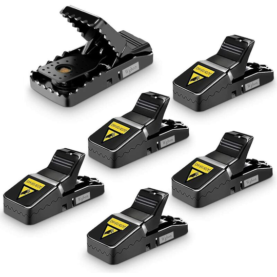 Mouse Trap, Mouse Traps that Work Best for Small Mice and Mice, Outdoor, Indoor, Fast, and Reusable, 6 Pack