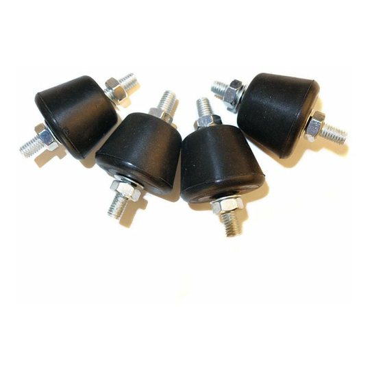Echoo - Conical Silent Block for Air Conditioner M8 | Anti Vibration Foot| Lot 4 Silent M8 | Wall Mount | for Reversible Air Conditioner Wall Bracket