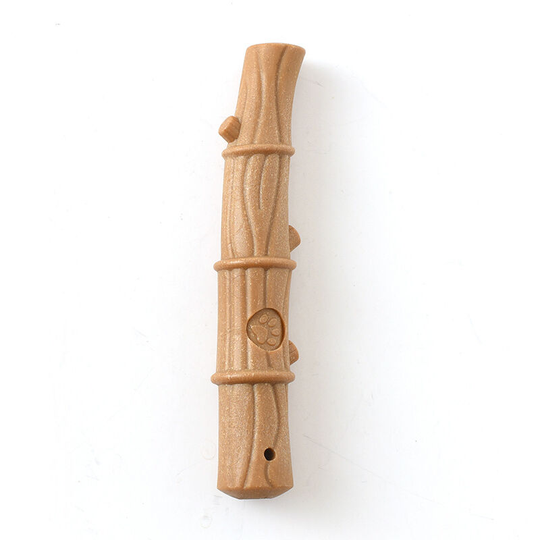 Interactive Toys for Dogs, Chewing Simulation, Wood Fiber Toys with Bamboo Teether (Small)