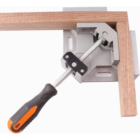 Denuotop - Rectangular Pliers Single 90 Degree Handle Corner Pliers Vice Grip Welding Photo Frame Vise Holder Rectangular Pliers Tool Photo Frame