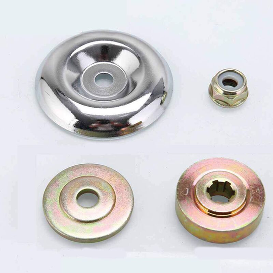 Deckon - 4 Pcs Replacement Metal Gearbox Blade Nut Fixing Kit With Hexagon Socket Screws For Strimmer Brushcutter Universal M10 Nut Fixing Kit