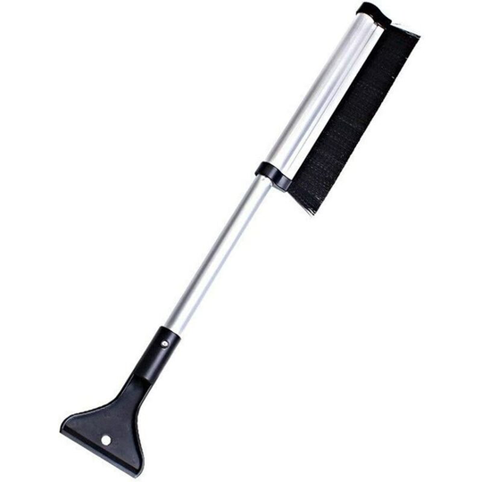 2 In 1 Extendable Snow Brush and Ice Scraper Car Windscreen Glass Scraper Frost Ice Remover Tool