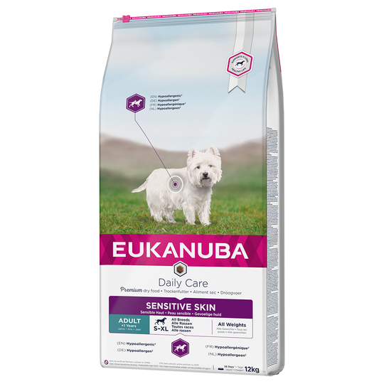 Eukanuba Daily Care Adult Sensitive Skin - 12kg