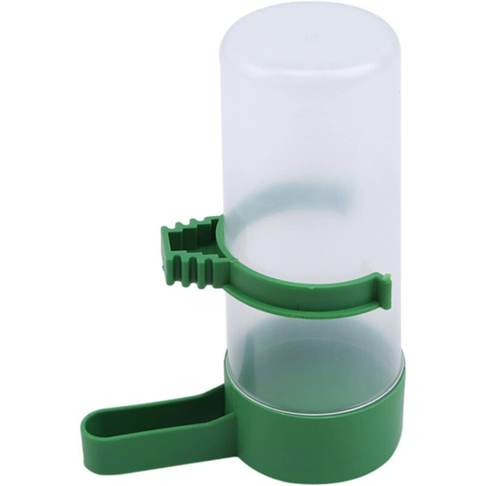 Bird Water Feeder Automatic Bird Feeder Dispenser Bird Water Bottle Drinker for Pet Parrot and Other Birds Budgie,Green