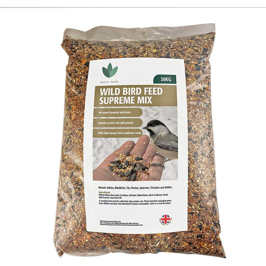 Wild Bird Feed Supreme Mix 20kg... - Enviro Works