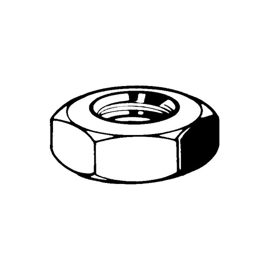 M12 Hex Thin Nut z&y (4)- you get 25 - Qualfast