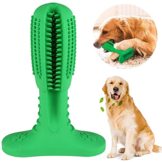 Baton Dog Toothbrush, dog chew toy with tooth care function for cleaning teeth, non-toxic bitproof, rubber for small dogs, gift for animal lover