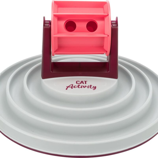 Cat Activity Roller Bowl Pink TRIXIE - White