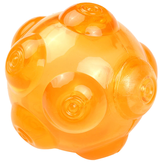 Durable Squeak Ball Dog Toy Balls Funny Dog Toys for Dogs Puppies Teething Chew,model:Yellow - model:Yellow
